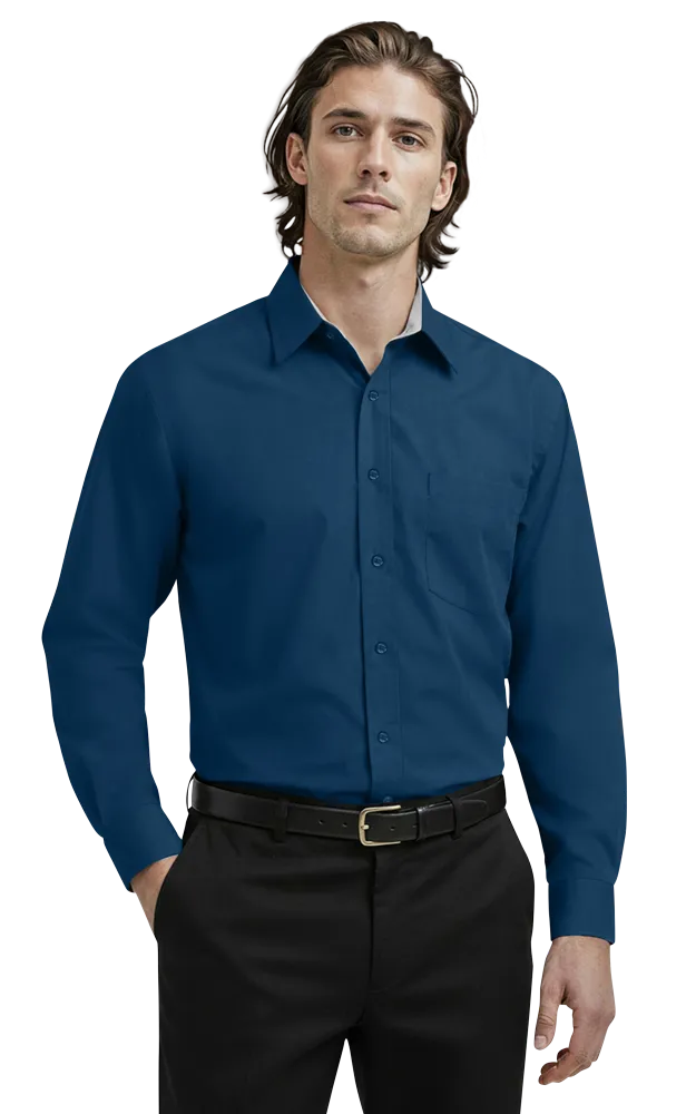 Men's L/S Fine Line Twill Shirt