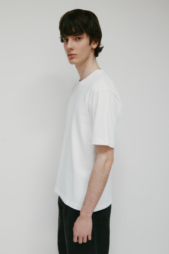 Men's Midweight Crew in White