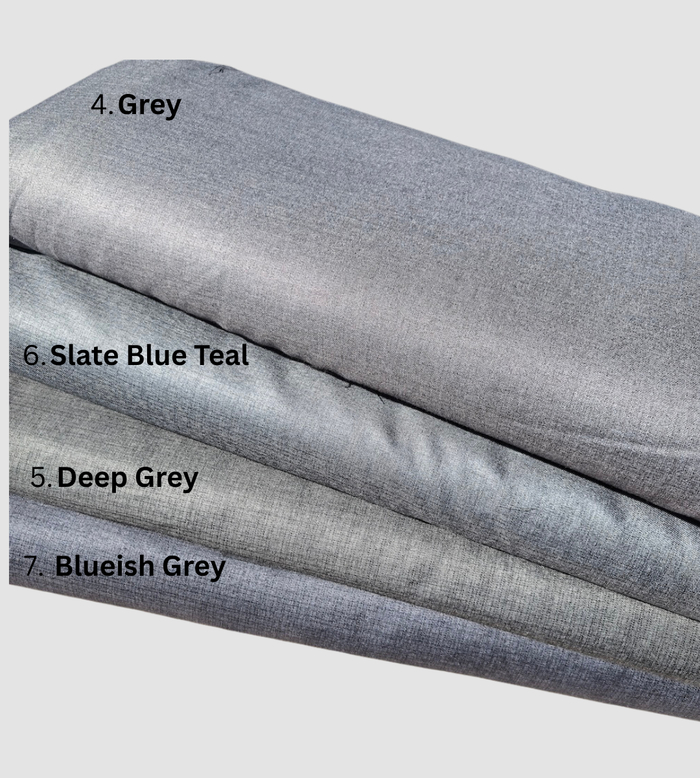 Mens Slate Blue Teal Cashmere Wool Qatari Thobe