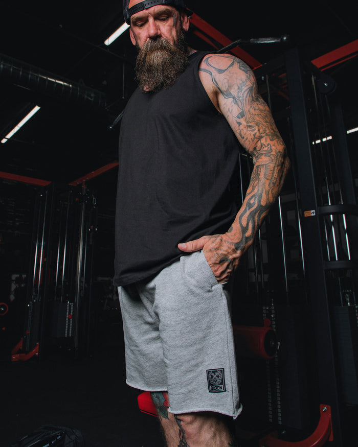 Men's Terry Cut Off Shorts - Charcoal - Dixxon Flannel Co.