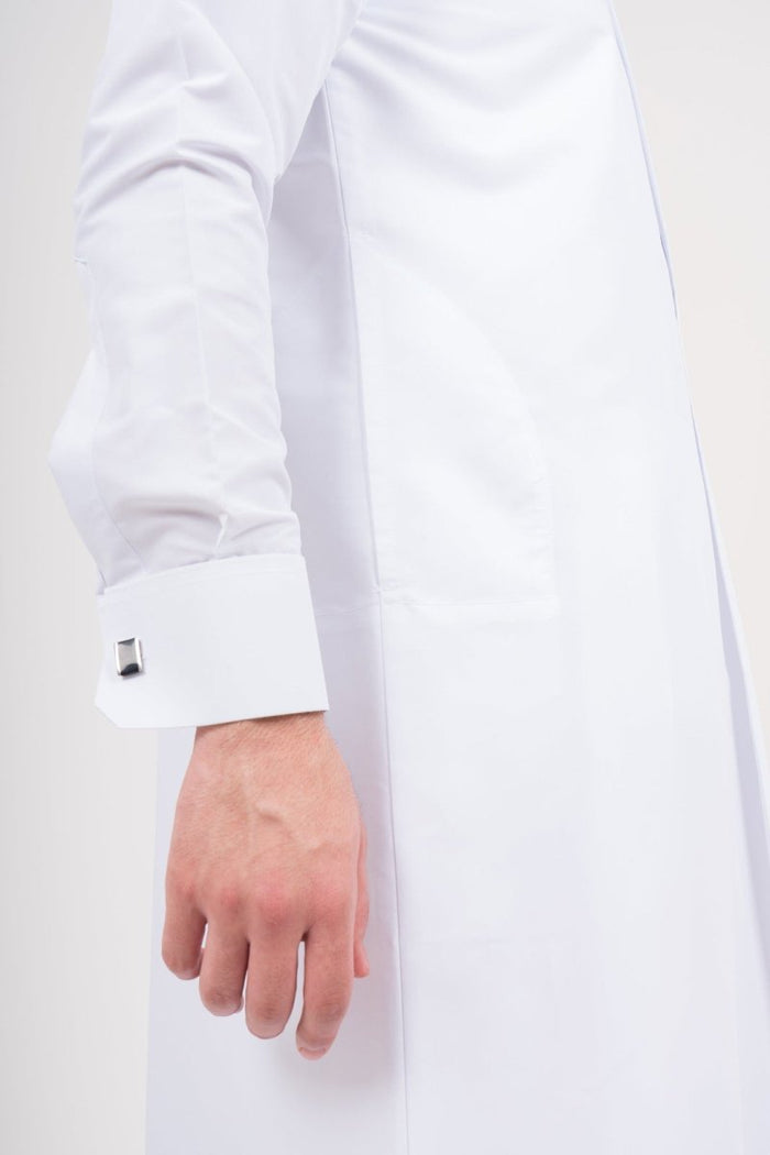 Mens White Qatari Thobe