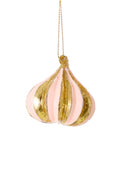 pastel paper mache meringue christmas ornaments