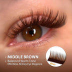 Middle Brown Lashes| Swaniya Lashes
