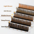 Middle Brown Lashes| Swaniya Lashes
