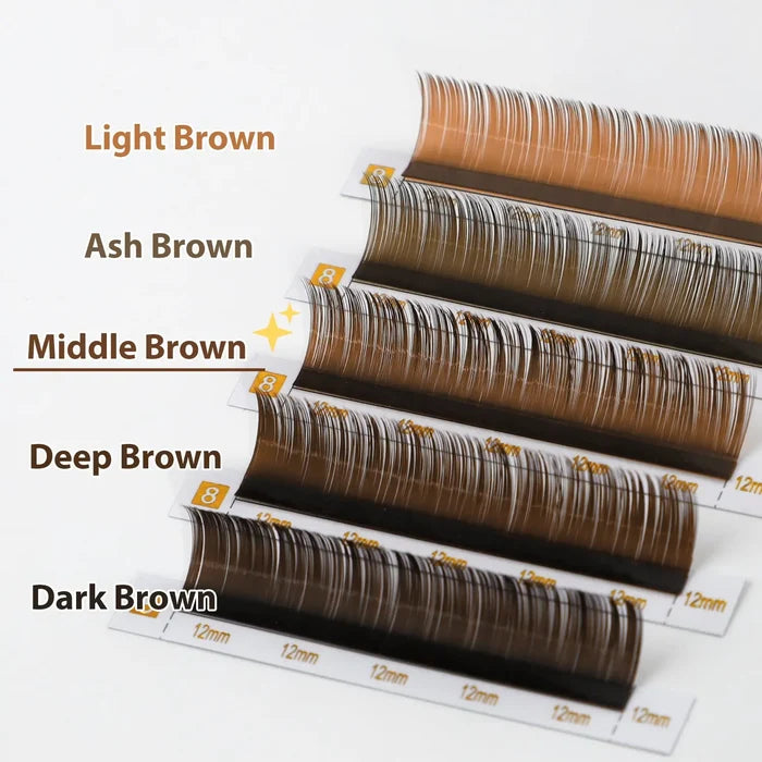 Middle Brown Lashes| Swaniya Lashes