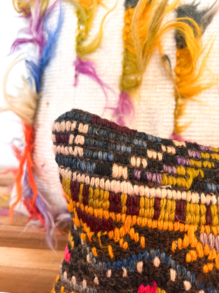 Milo Lumbar Kilim Pillow (8x16)