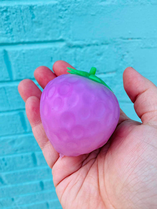 Mini Color Changing Strawberry Squish Toy