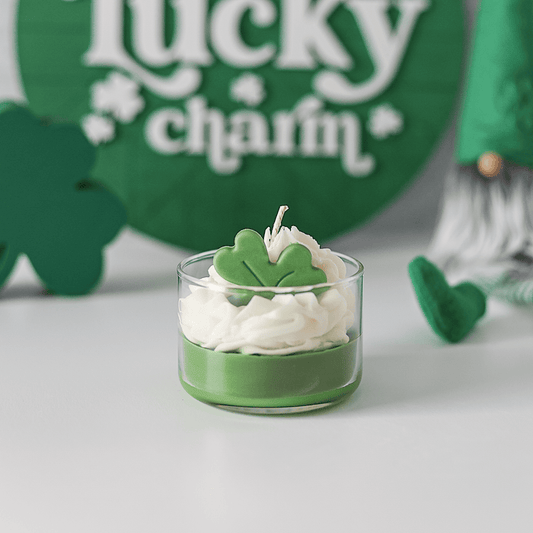 Mini Dessert Candle Shamrock - Jarful House