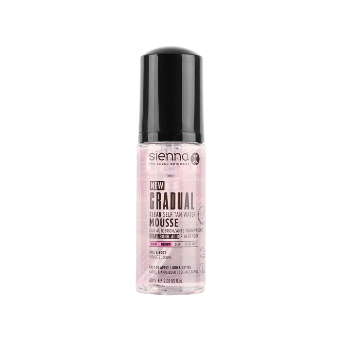 NEW Gradual Clear Self Tan Water Mousse by Sienna X