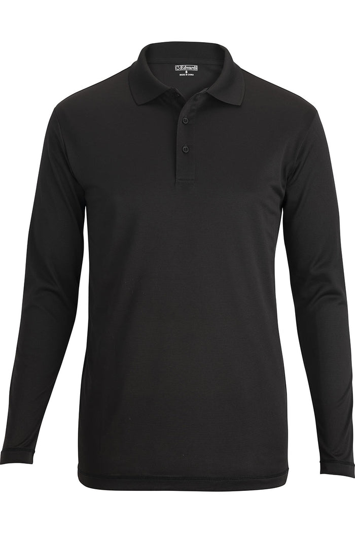 MINI PIQUE LONG SLEEVE UNISEX POLO