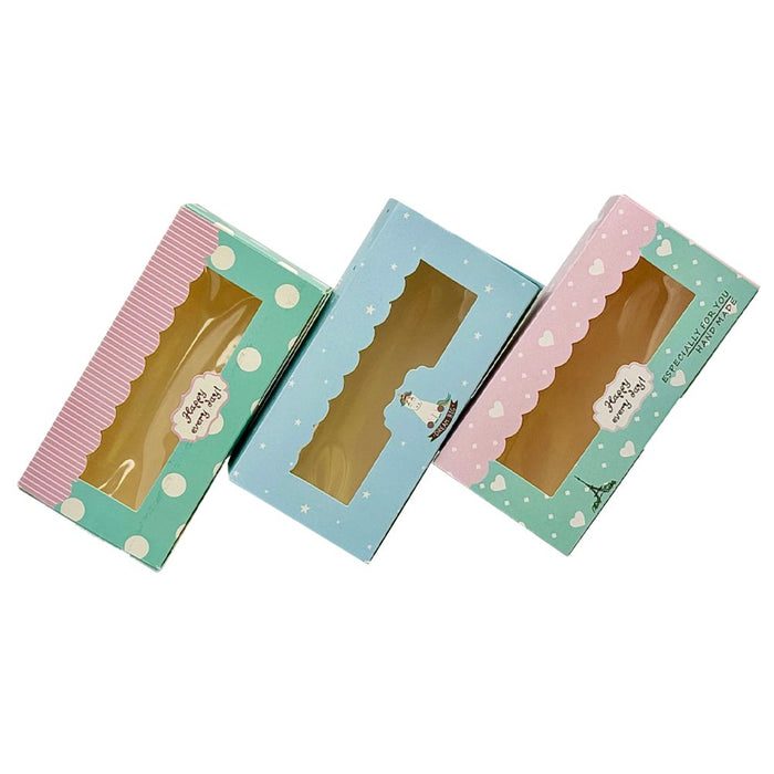 Mini Rectangular Printed Paper Box Window - Dream Big Theme - TEM IMPORTS™
