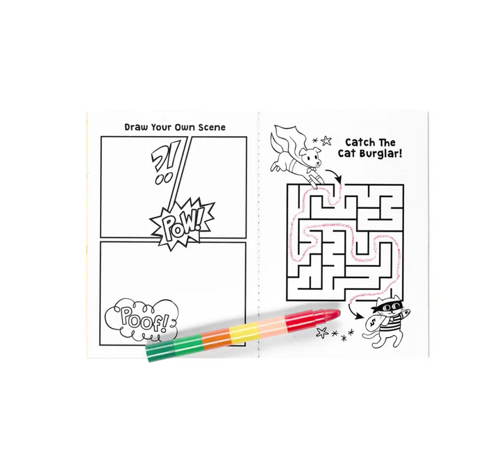 Mini Traveler Coloring + Activity Kit - Superkids & Pets
