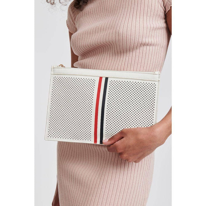 Moda Luxe - Frenchie Clutch: White