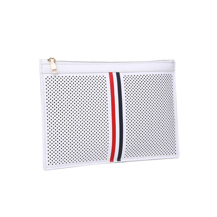 Moda Luxe - Frenchie Clutch: White