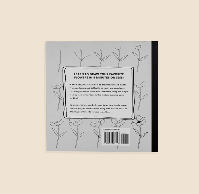 Modern Flowers: A How to Draw Book for Kids