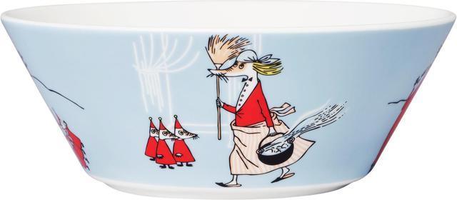 Moomin Arabia Moomin Bowl Mrs. Fillyjonk 15cm Grey - Soposopo