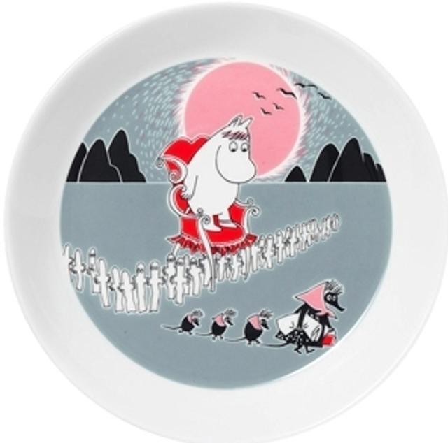 Moomin Arabia Moomin Plate Adventure Moving 19cm - Soposopo