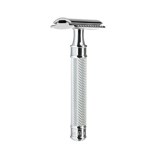Muhle Traditional Large Chrome Safety Razor Closed Comb