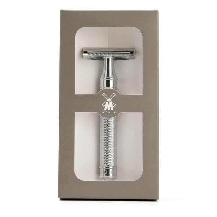 Muhle Traditional Large Chrome Safety Razor Closed Comb