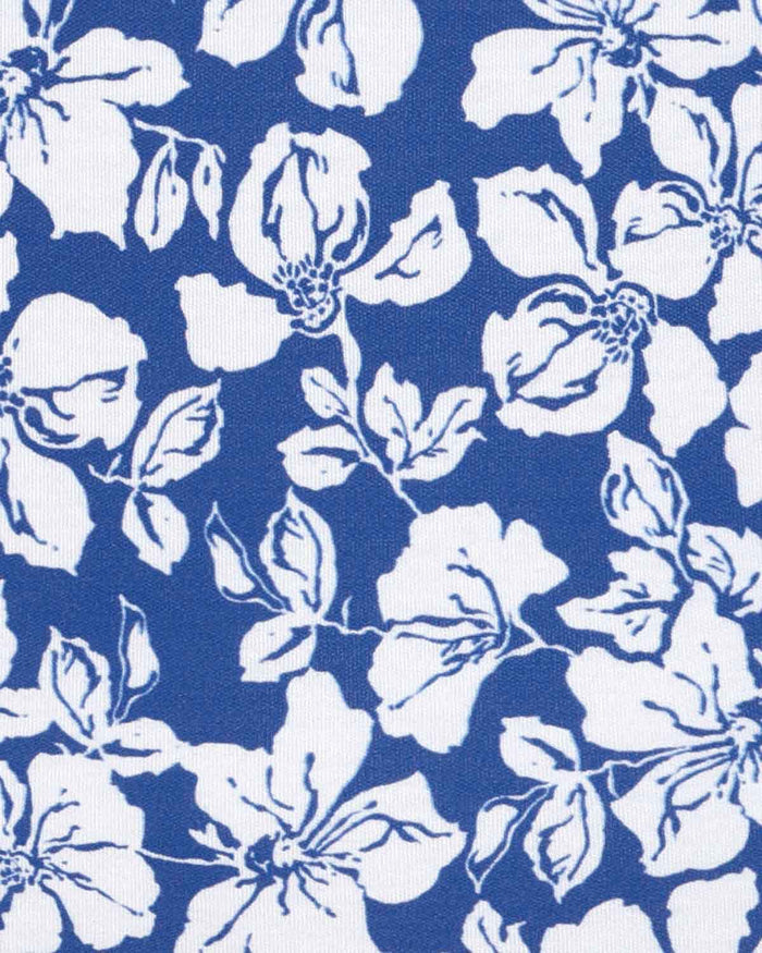 Myrtle Floral Cotton Long Sleeve Polo Top - Image 4 - Country Collection