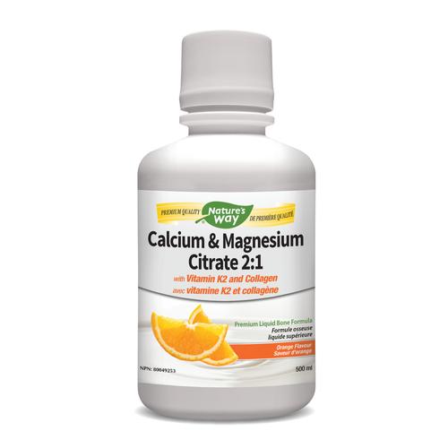 Nature’s Way: Calcium Magnesium Citrate 2:1