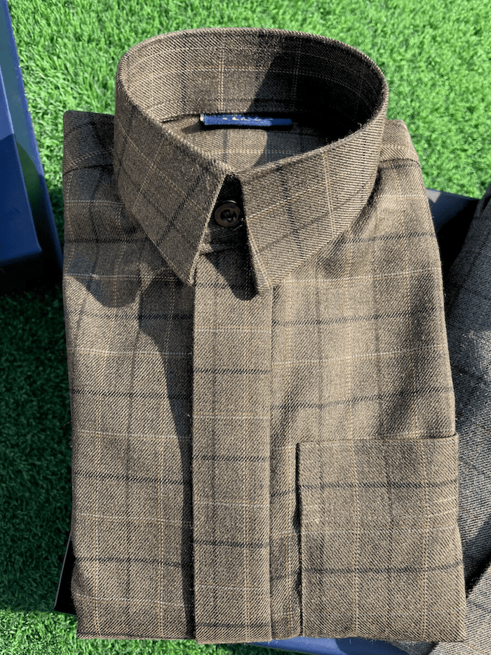 Mens Checkered Cashmere Wool Thobes - Limited Edition