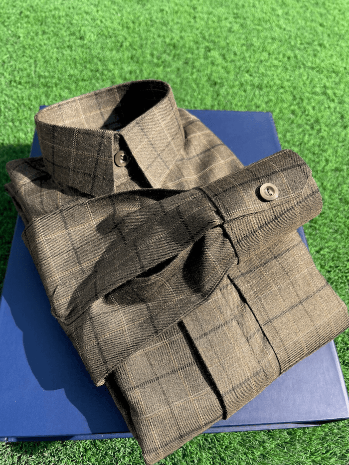 Mens Checkered Cashmere Wool Thobes - Limited Edition