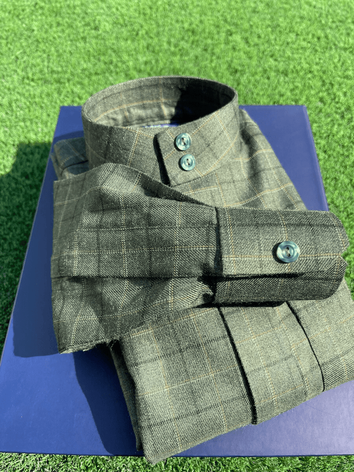 Mens Checkered Cashmere Wool Thobes - Limited Edition