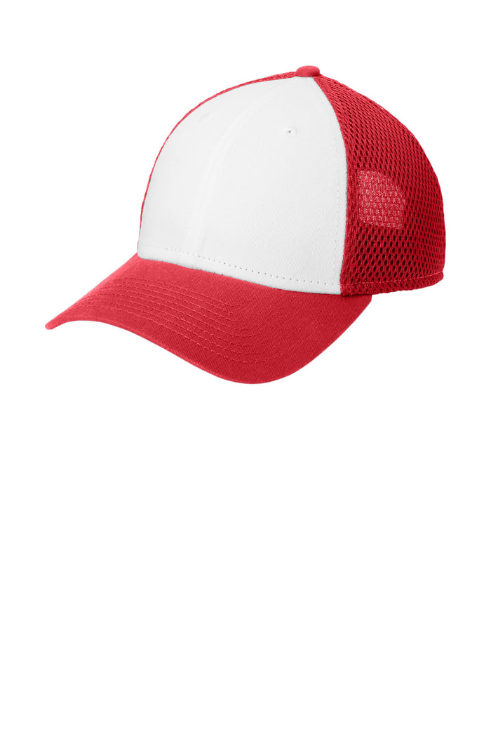 New Era ®  Snapback Contrast Front Mesh Cap. NE204