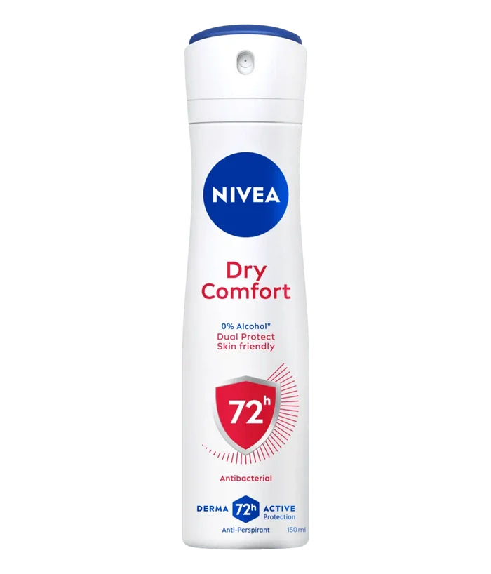 Nivea Dry Comfort Body Spray, 150 ml