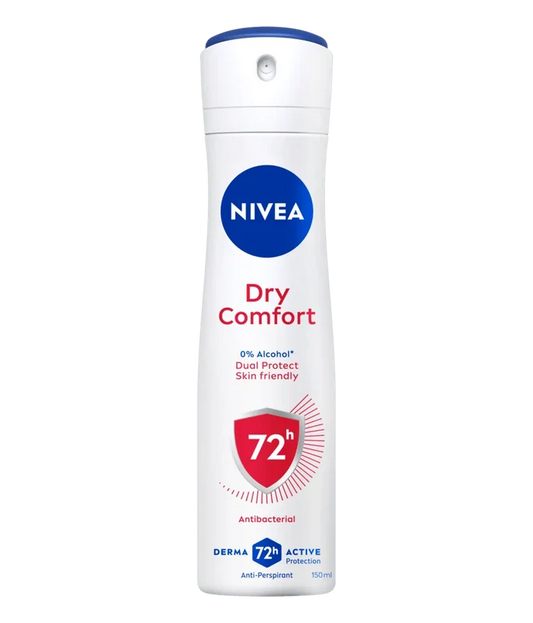Nivea Dry Comfort Body Spray, 150 ml