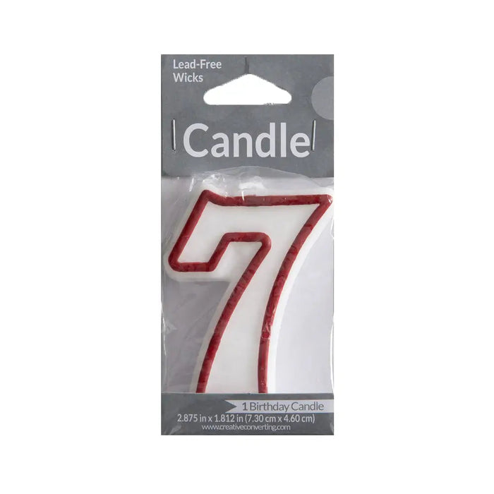 Numeral Birthday Candles #7 - 1 pk