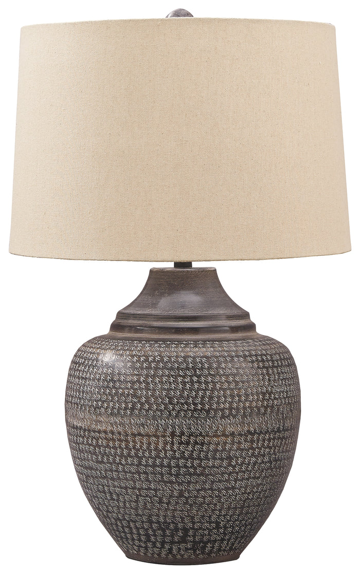 Olinger L207404 Brown Metal Table Lamp 1CN
