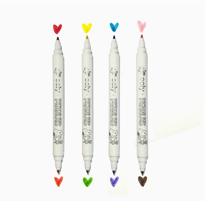 OOLY X Peanuts Activity Travel Kit & Double-Ended Markers