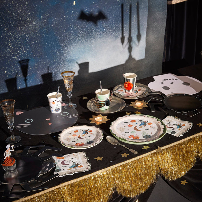 Ornate Edge Halloween Dinner Plates