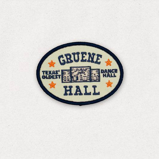 Oxford Pennant x Gruene Hall Texas' Oldest Dance Hall Oval Patch