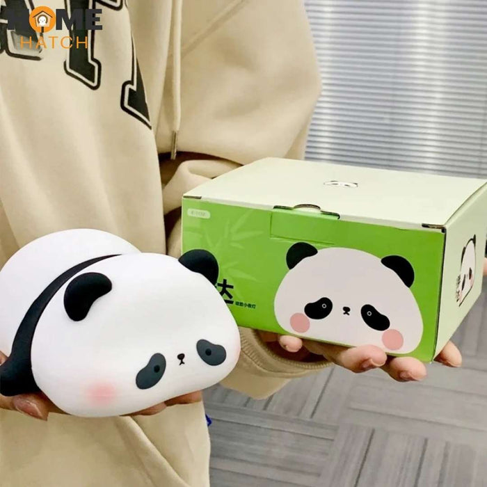 Panda Silicone LED Night Light – USB Rechargeable & Touch Control