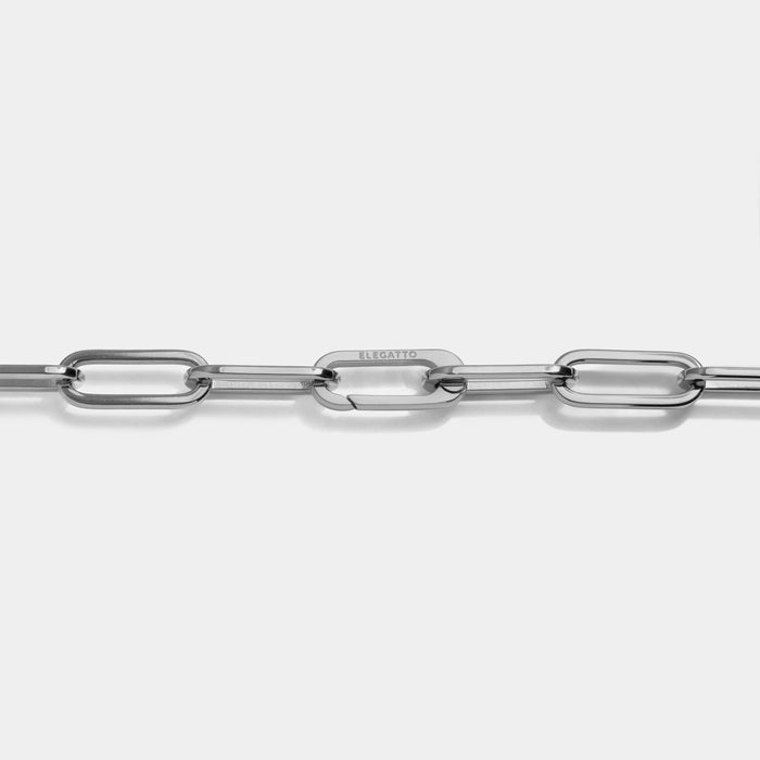 Paperclip Necklace - Silver