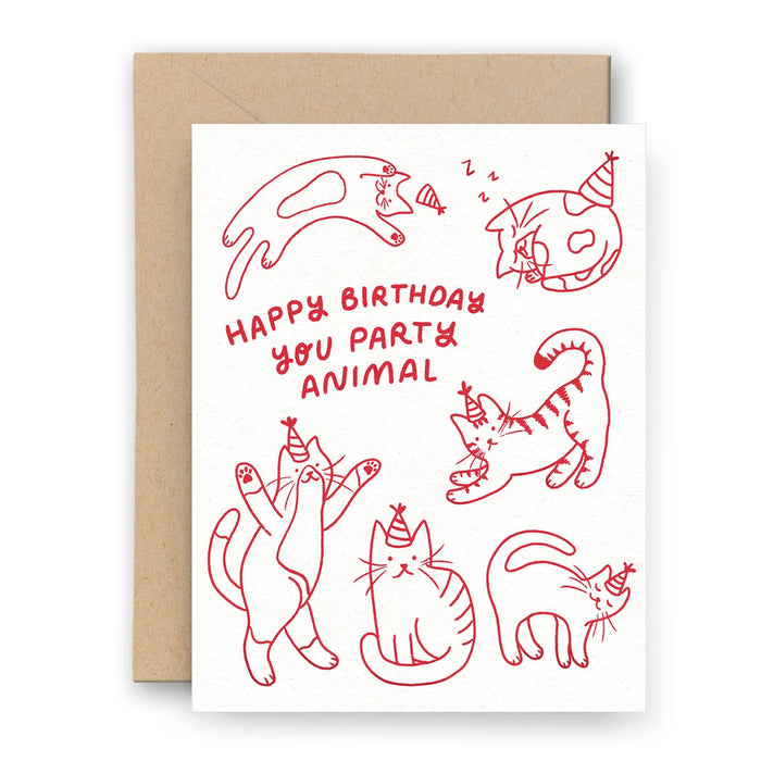 Party Cats Birthday Card