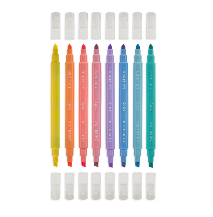 Pastel Liner Double Ended Markers