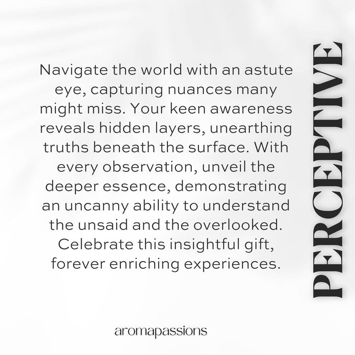 PERCEPTIVE | Inspired by DIPTYQUE TAM DAO | Tam Dao Dupe Pheromone Perfume - aromapassions
