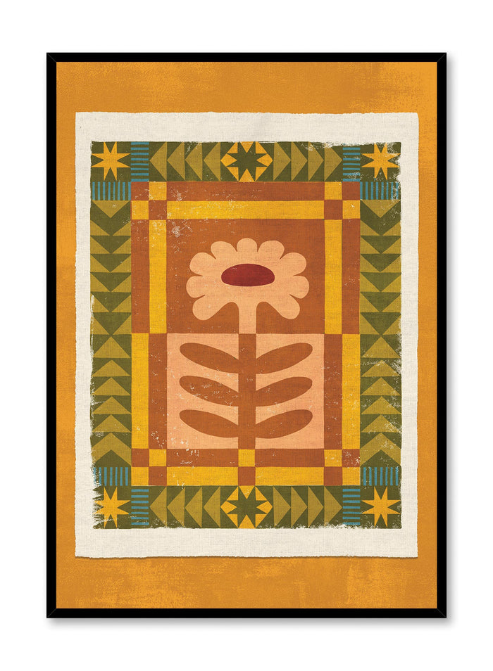 Petals in Patchwork, Poster