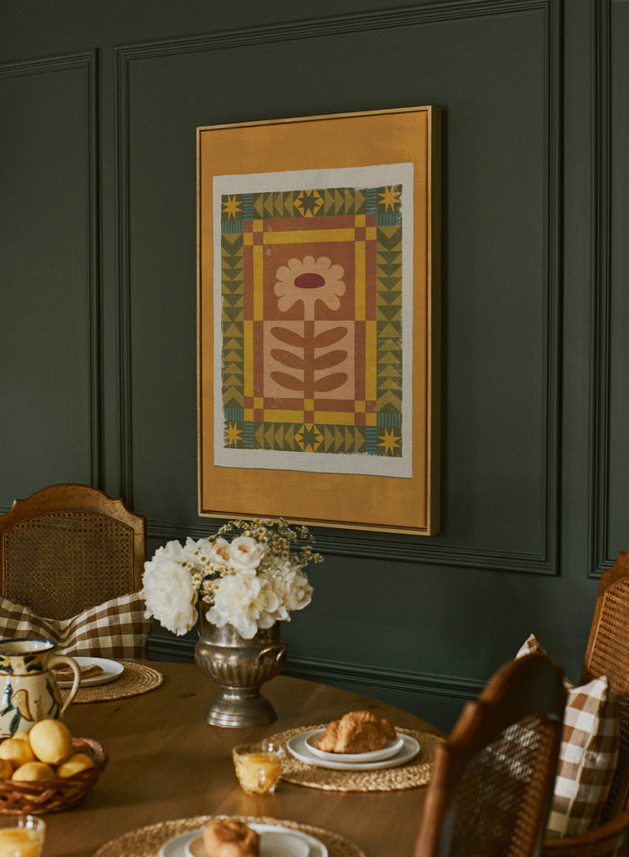 Petals in Patchwork, Poster