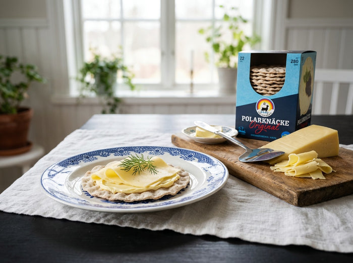 Polarbröd Knäcke Runda Original 3 × 280g (3 × 9.88 oz) – Authentic Swedish Round Crispbread