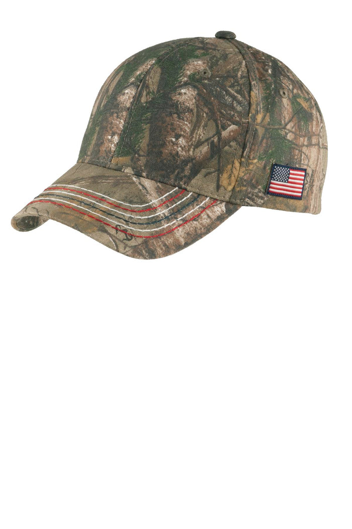 Port Authority ®  Americana Contrast Stitch Camouflage Cap. C909