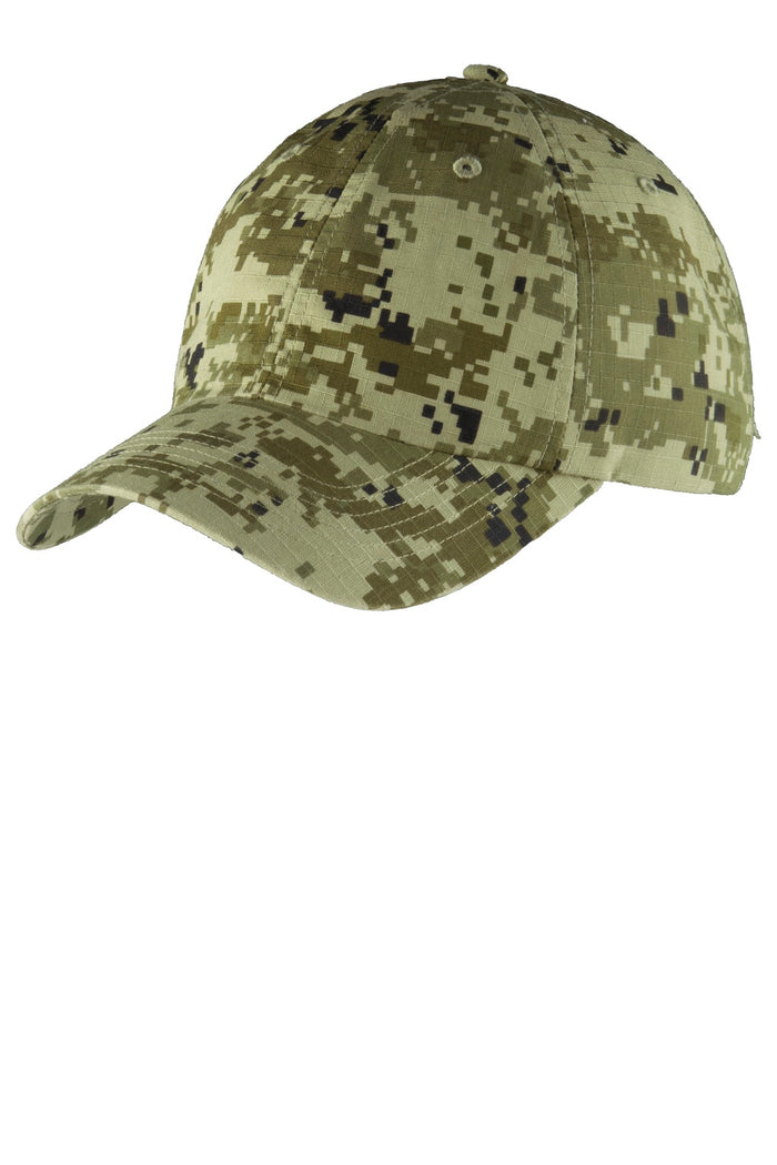 Port Authority ®  Digital Ripstop Camouflage Cap. C925