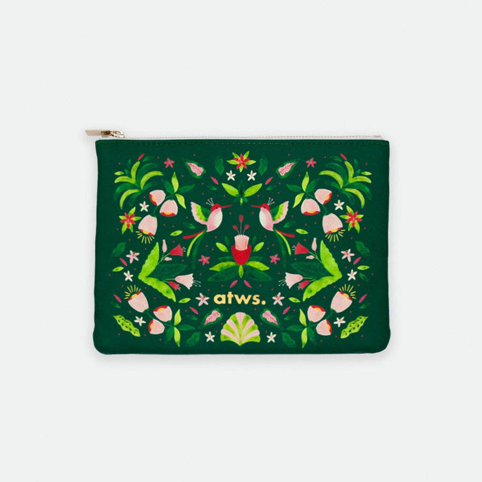 Pouch Bag-Green Jungle