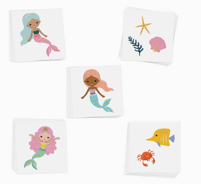 Pre-Made Mermaid Party Favor Set