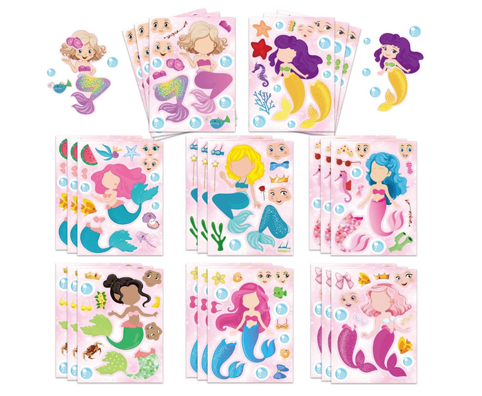 Pre-Made Mermaid Party Favor Set