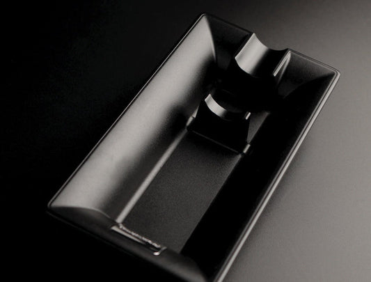 Prometheus Single Cigar Black Matte Ashtray (ASH-METAL)
